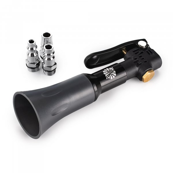 The Rag Company - Ultra Air Blaster Mini - Lift and Blast Dirt and Debris Away for Interior Detailing; Durable and Ergonomic Metal Design; Trigger Operated