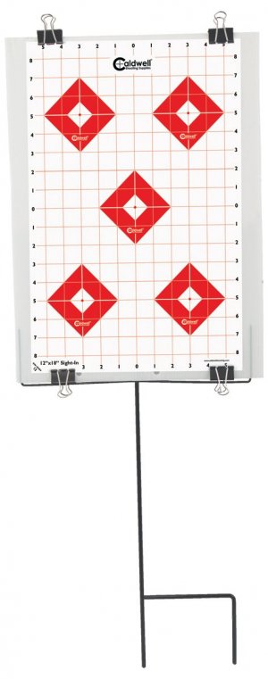 Caldwell 110005 Ultra-Portable Target Stand Kit with (8) Targets