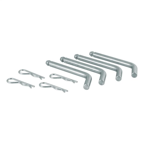 CURT 16902 Replacement 5th Wheel Pins & Clips, 1/2-Inch Diameter, Stainless Steel