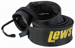 Lew's (SSBC1) Speed Sock Casting Rod Cover, Fits 6-Foot 6-Inch to 7-Foot 6-Inch Rods, Black, Hook & Loop Strap for Storage