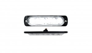 Race Sport RS70016W 6-LED Ultra Slim Flush Mount Strobe Light Marker  White