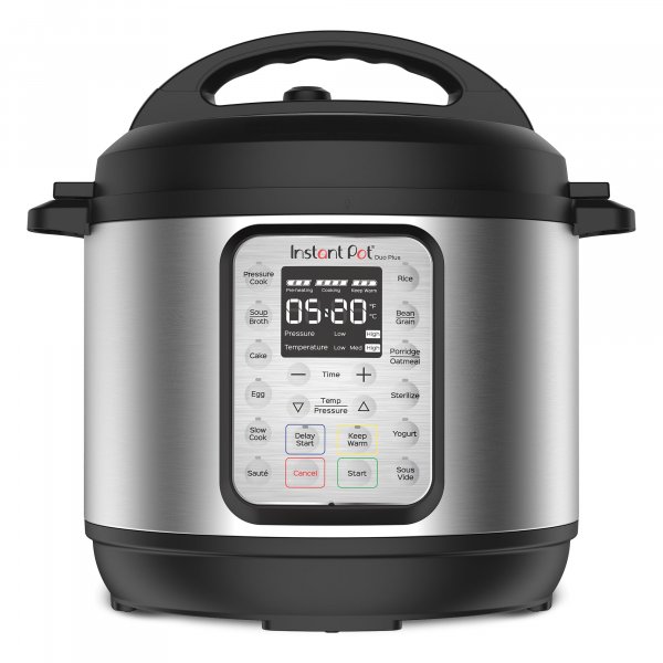 Instant Pot Duo Plus 9-in-1 Multicooker, Pressure Cooker, Slow Cook, Rice Maker, Steamer, Sauté, Yogurt, Warmer & Sterilizer, Includes App with Over 800 Recipes, Stainless Steel, 6 Quarts