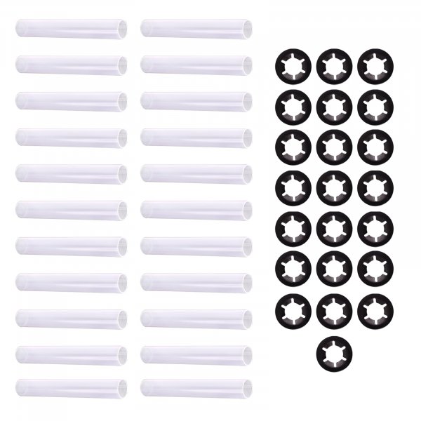 XTPTFABS 22Pcs Garage Door Quiet Hinge Sleeve Shaft Gasket(ID-11mm;L-80mm)