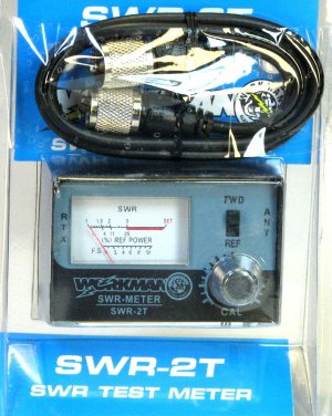 SWR METER for CB Radio Antennas with 3' Jumper cable - Workman SWR2T & CX-3-PL-PL