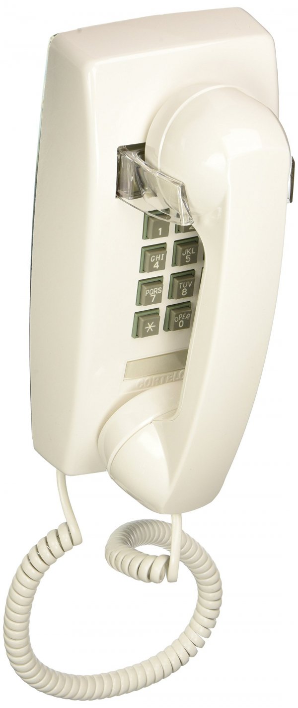 Cortelco 2554-V-WH 255415-vba-20m Wall W/ Volume White