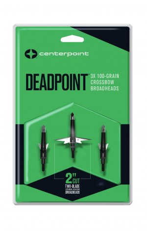 Center Point AXCPBH100 Deadpoint Broadheads (3 pack)