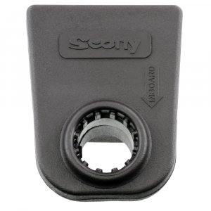 Scotty 0243BK 1-1/4 Rail Mounting Square Adapter