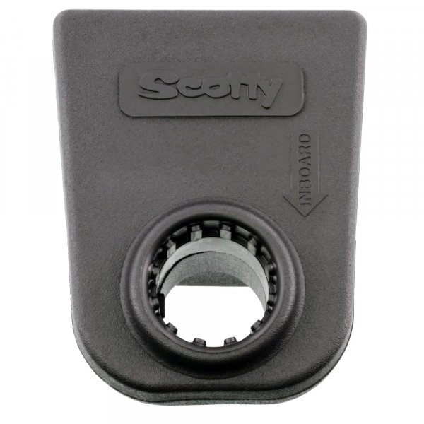 Scotty 0243BK 1-1/4 Rail Mounting Square Adapter