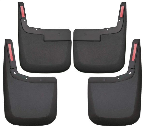 Husky 58446 Liners Front And Rear Mud Guard Set For 15-2020 Ford F-150-Black