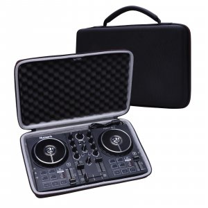 L LTGEM DJ Mixer Case, Black+Grey