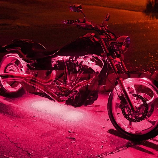 XKGlow XK034001P Motorcycle/ATV/Snowmobile LED Underbody Kit  Pink