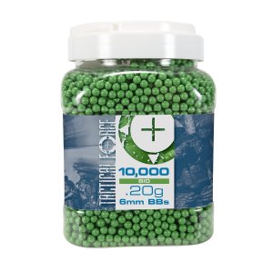 Tactical Force Premium Bio 6mm Airsoft BBS Ammo, .20 Gram, 10,000 Count