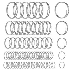66pcs Stainless Steel Cotter Rings with Dual-Coil Design
