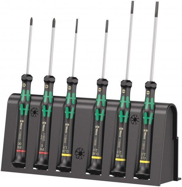 Wera 05118150001 Micro Screwdriver Set (6-Piece)