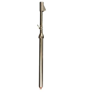 Milton S-986 Straight Foot Dual Head Tire Pressure Gauge with Dual Head Chuck, 10-160 PSI Heavy Duty Air Pressure Gauge for Semi Truck, Tractor Trailer, Dually, RV and Automotive Tires