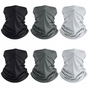 Geyoga Neck Gaiter Cooling Face Bandana Mask for Men Classic Color
