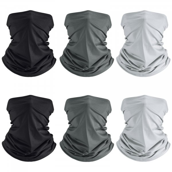 Geyoga Neck Gaiter Cooling Face Bandana Mask for Men Classic Color