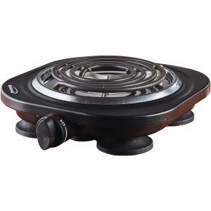 Brentwood Appliances TS-321BK 1,000W Single Electric Burner (Black)