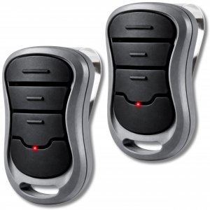 2X for Genie Intellicode Garage Door Remote, G3T-BX G3T-R 3-Button Genie Garage Door Opener Remote Replacement, Auto-Seek Dual Frequency (1997-Present)