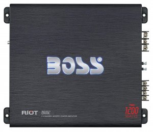 Boss Audio R6002 1200 Watt 2 Channel Riot Amplifier