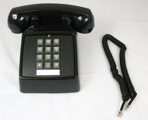 Cortelco 2500-VOE-MD-BK 250000-voe-20md Desk W/ Electric Ringer