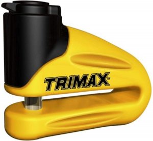Trimax T665LY Motorcycle  10mm Rotor-Disc Lock