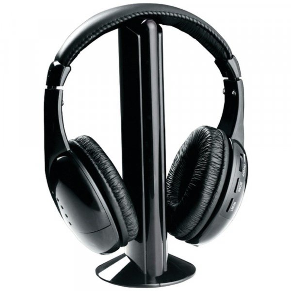 Naxa NE922A Professional 5-in-1 wireless headphone system
