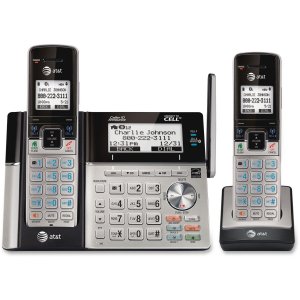 AT&T TL96273 DECT 6.0 Connect-to-Cell 2-Handset Phone System w/ Dual Caller ID