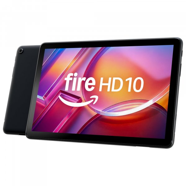 Amazon Fire HD 10 tablet, built for relaxation, 10.1" vibrant Full HD screen, octa-core processor, 4 GB RAM, 32 GB, Black