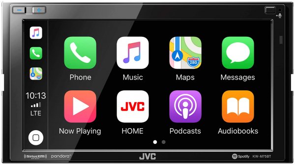 JVC KWM75BT 6.8" Double-Din In-Dash Digital Media Receiver