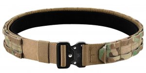 KRYDEX Quick Release Rigger MOLLE Belt 1.75 Inch Inner & Outer Tactical Heavy Duty Belt (MC, Medium)