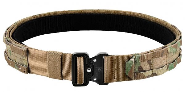 KRYDEX Quick Release Rigger MOLLE Belt 1.75 Inch Inner & Outer Tactical Heavy Duty Belt (MC, Medium)