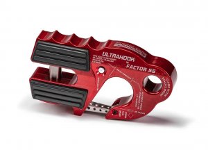 Factor55 0025001 Ultrahook Winch Hook W/Shackle Mount Red