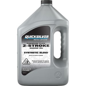 Quicksilver 2-Stroke Premium Plus Synthetic Blend Marine Engine Oil, 1 Gallon