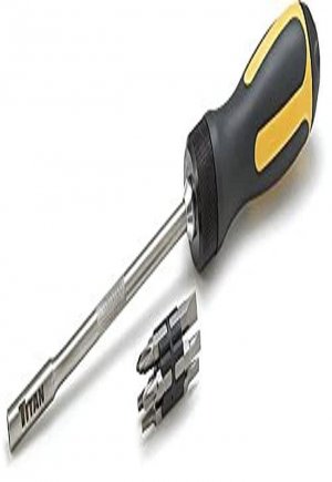 Titan 12220 High Torque Ratcheting Screwdriver with Bits