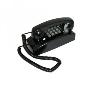 Cortelco 2554-MD-BK 255400-vba-20md Wall Valueline Black
