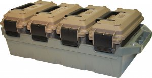 MTM AC4C 4-Can Ammo Crate Dark Earth/Forest Green