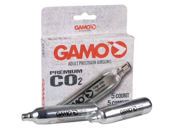 Gamo 621247054 12gram CO2 Cartridges (5 Count)