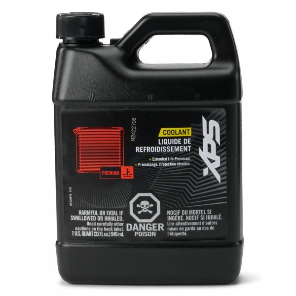 Can-Am OEM XPS Extended Life Pre-Mixed Coolant (Orange) - 1 Quart, 9779150