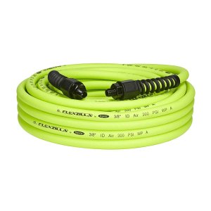Flexzilla HFZP3850YW2 Pro Air Hose 3/8In X 50Ft 1/4In MNPT Fittings