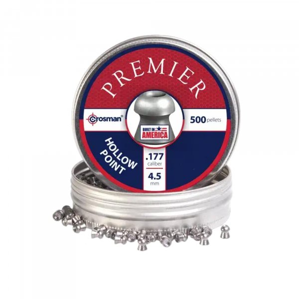 crosman hollow point pellets, 0.177-calibre, 500 count(Airsoft Gun)