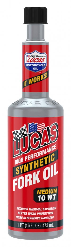 Lucas Oil 10772 Synthetic Fork Oil 10 Wt 16 Ounce