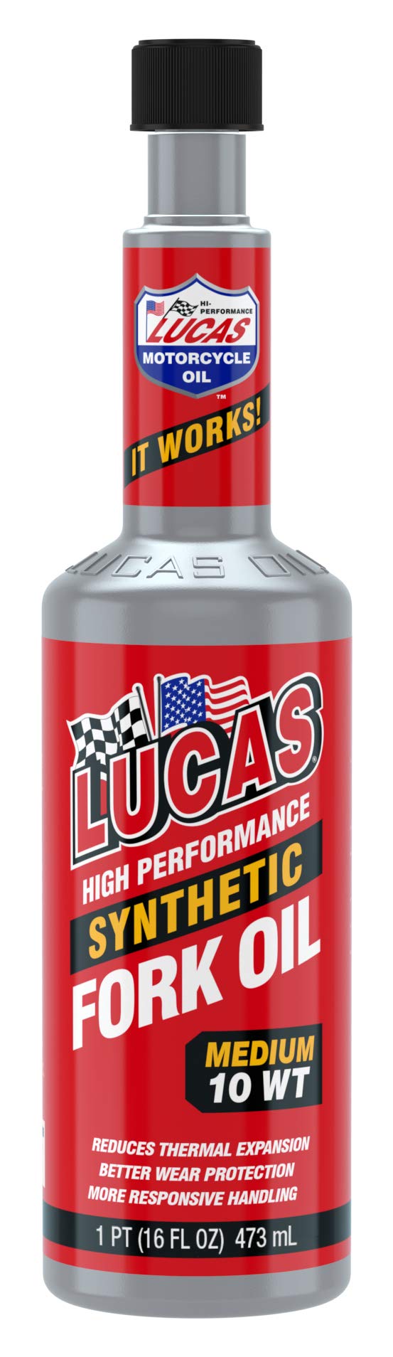 Lucas Oil 10772 Synthetic Fork Oil 10 Wt 16 Ounce