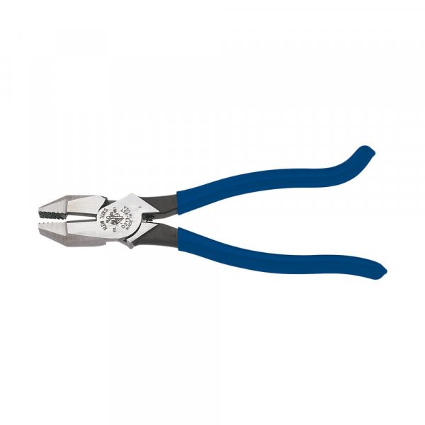 Klein Tools D213-9ST High-Leverage Ironworkers Pliers, Spring Load, 9-Inch