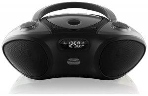 iLive IBC233B Bluetooth CD Boom Box w/FM Tuner