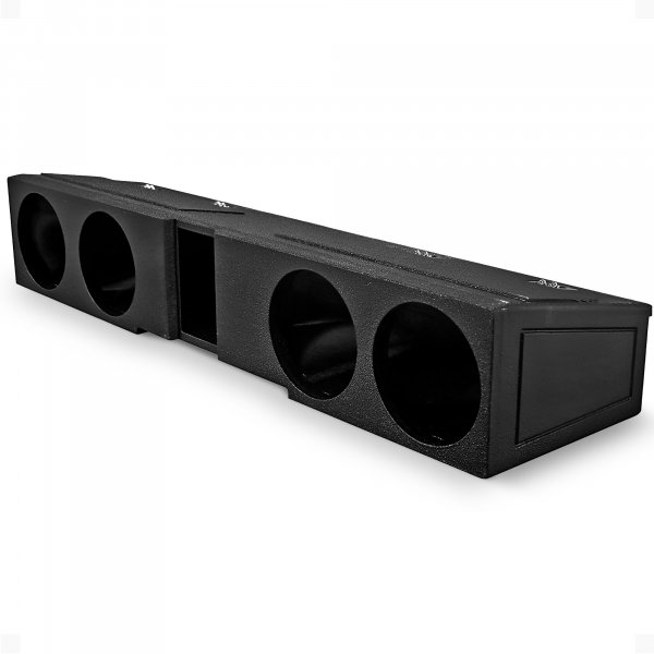 QPOWER QBGMCFF07408 4 HOLE 8" PORTED WOOFER BOX FOR 2007-2020 GM CREW CAB