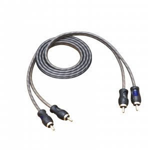 RECOIL RCI23 100% Oxygen Free Copper 3ft 2-Channel RCA Audio Cable, Twisted Pair with Noise Reduction