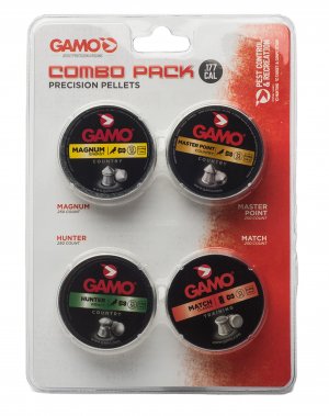 Gamo 632092954 Combo Pack 1000 Assorted .177 Cal Magnum/Masterpoint/Hunter/Match