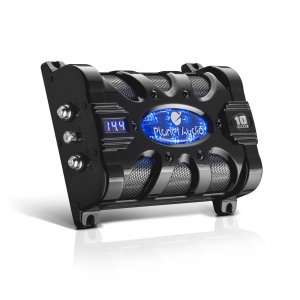 Planet Audio PC10F 10 Farad Capacitor w/ Voltage Display Blue Illumination
