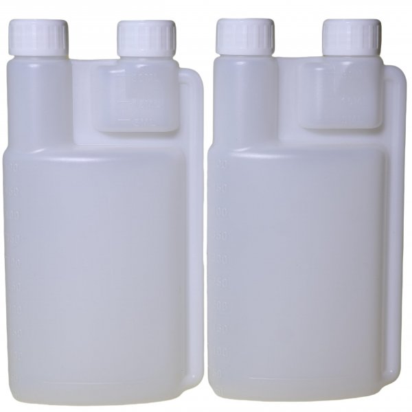 FAQQI 2 Pack Standard Squeeze Shot Bottle with 16oz Measuring Bottle and 1oz Flask Built-in | Plastic Flask with Shot Glasses built in and Flask Tumbler Shot Holder for Liquor, Travel, Outdoor
